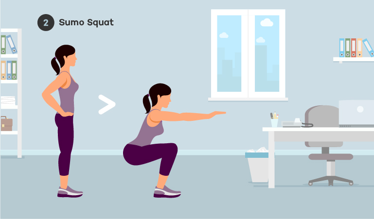 Step 2 Sumo Squat